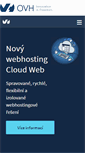 Mobile Screenshot of ovh.cz